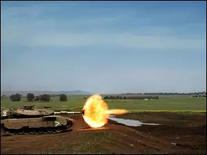 Czołg, Góry, Merkava, Wystrzał