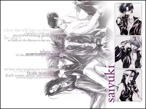 Saiyuki, zdjęcia, pistolety, ludzie