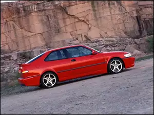 Alufelgi, Czerwony, Saab 9-3