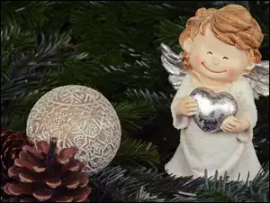 piłka i pachołek obok angekche