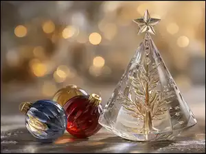 Grafika AI, Boże Narodzenie, Bombki