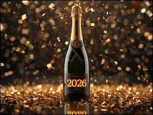 2026, Szampan, Butelka, Data