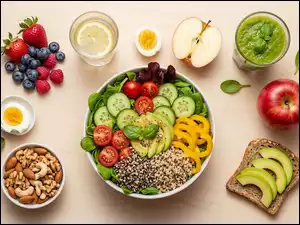 Śniadanie, Jedzenie