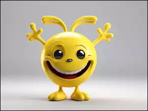 Buźka, Grafika, Radość