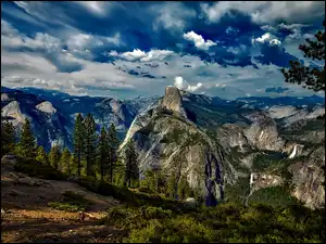 Góry, Stany Zjednoczone, Stan Kalifornia, Park Narodowy Yosemite