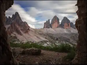 Tre Cime di Lavaredo, Włochy, Masyw, Góry, Dolomity