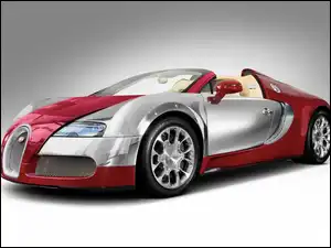 Czerwono-Srebrny Bugatti Veyron