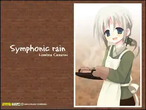 fartuch, Symphonic Rain, siwe włosy