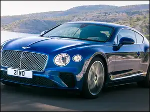Niebieski, Bentley Continental GT