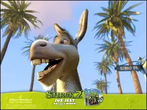 osioł, Shrek 2, palmy