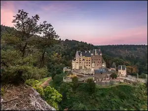 Gmina Wierschem, Niemcy, Drzewa, Zamek Eltz, Nadrenia-Palatynat