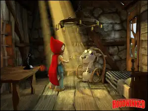 Hoodwinked The True Story of Red Riding Hood, kozioł, Czerwony Kapturek prawdziwa historia