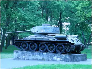 Park, Grudziądz, Rudy102, Czołg, Miejski