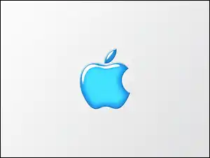 Tło, Błękitne, Apple, Szare
