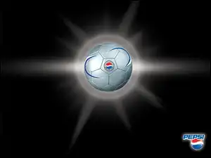 Piłka, Tło, Pepsi, Logo, Czarne