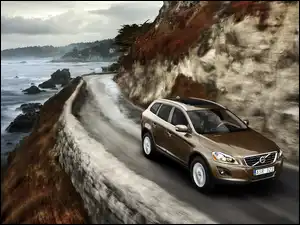 Skały, Volvo XC60, Droga, Morze