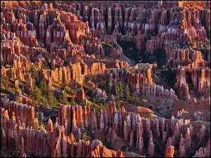 Park Narodowy Bryce Canyon, Stany Zjednoczone, Kanion, Skały, Stan Utah