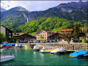 Interlaken miasto w kantonie Berno w Szwajcarii