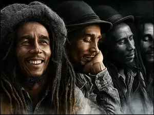 Grafika AI, Bob Marley, Piosenkarz