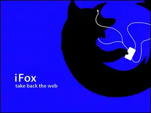 Słuchawki, Firefox, Czarny, Lisek