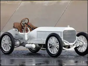 1906 Rok, Biały, Mercedes 120 Hp, Klasyk
