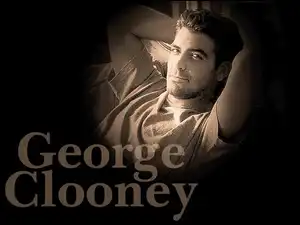 ciemne włosy, George Clooney