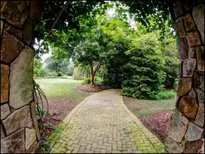 Brama, Park, Chodnik