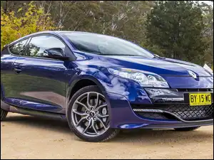 Niebieskie Renault Megane