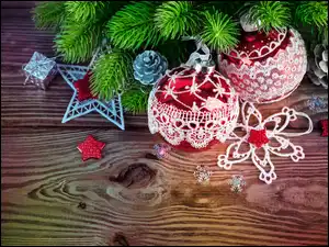 Bombki, Dekoracje, Świąteczne