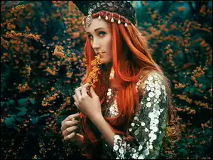 Kwiaty, Kobieta