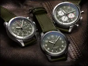 Breitling, Trzy, Zegarki, Szwajcarskie