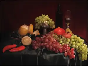 Granaty, Owoce, Winogrona