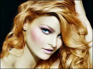 Błękitne, Candice Swanepoel, Blondynka, Kobieta, Oczy