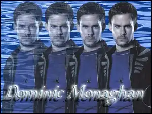 łańcuszek, Dominic Monaghan, niebieski t-shirt