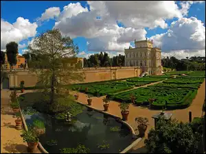 Włochy, Rzym, Villa Doria Pamphili, Ogród