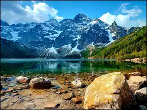 Morskie Oko, Jezioro, Góry, Tatry Wysokie