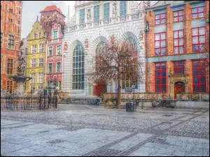 Dwór Artusa, Kamienice, Stare Miasto, Gdańsk, Zabytki
