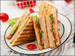 Talerz, Kanapki, Sandwich