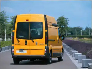 Dostawczy, Renault Trafic, Żółty
