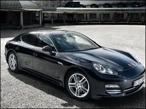 Panamera, Czarny, Porsche