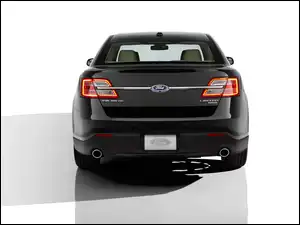tył, czarny, Ford Taurus