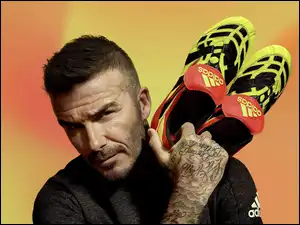 Buty, Tatuaż, David Beckham, Piłkarz, Adidas