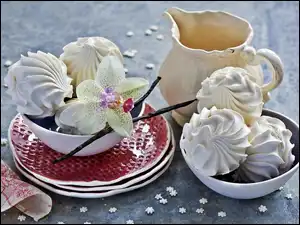 Porcelana, Bezy, Wanilia, Storczyk