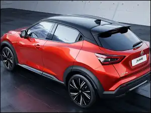 Tył, Czerwony, Nissan Juke II