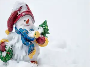 Śnieg, Bałwan, Figurka