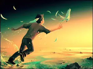 Gołąb, Cyril Rolando, Chłopiec