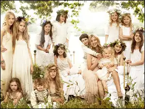 Chłopiec, Kate Moss, Dziewczynki, Wianuszki