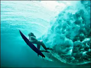 Kobieta, Surfing