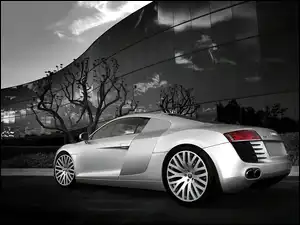 Audi R8, Lewy, Tył