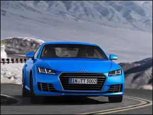 Droga, Audi TT, Niebieskie
